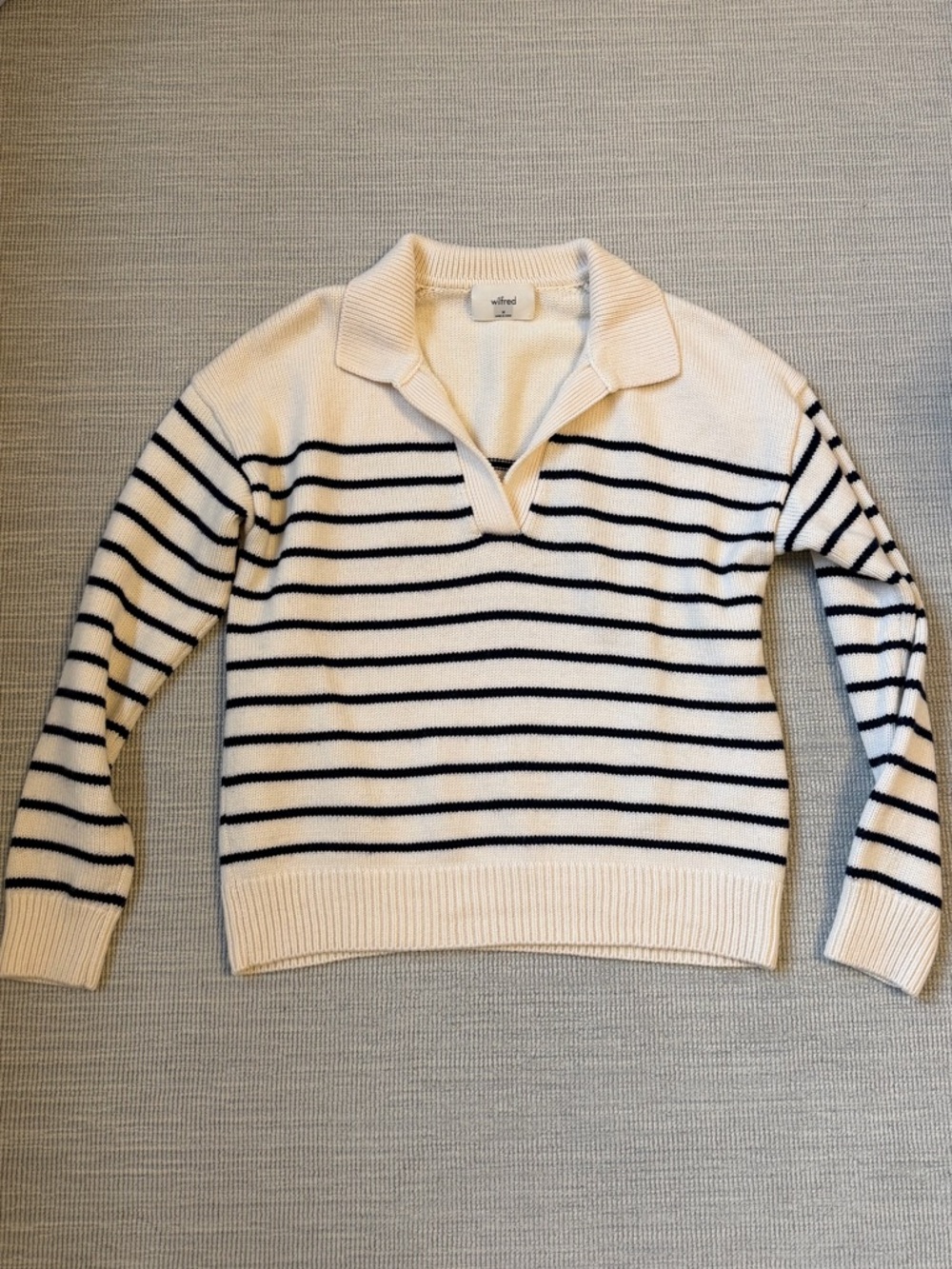 Aritzia Wilfred Striped Sweater